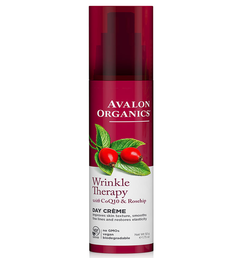 Avalon Organics Wrinkle Therapy With Coq10 & Rosehip Day Creme 1.75oz